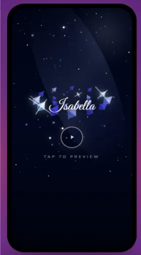 CinematicCard Her — Luxury theme preview