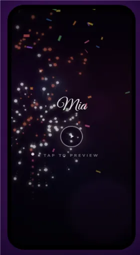 CinematicCard Her — Wild theme preview