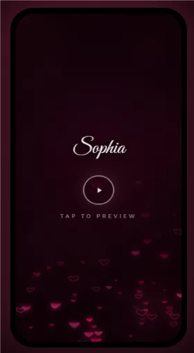 CinematicCard Her — Devotion theme preview