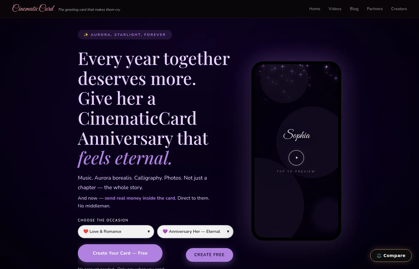 CinematicCard anniversary her eternal preview