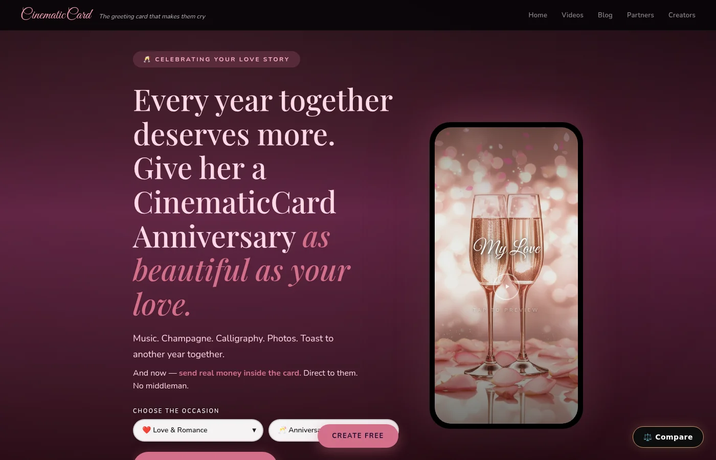 CinematicCard anniversary her preview