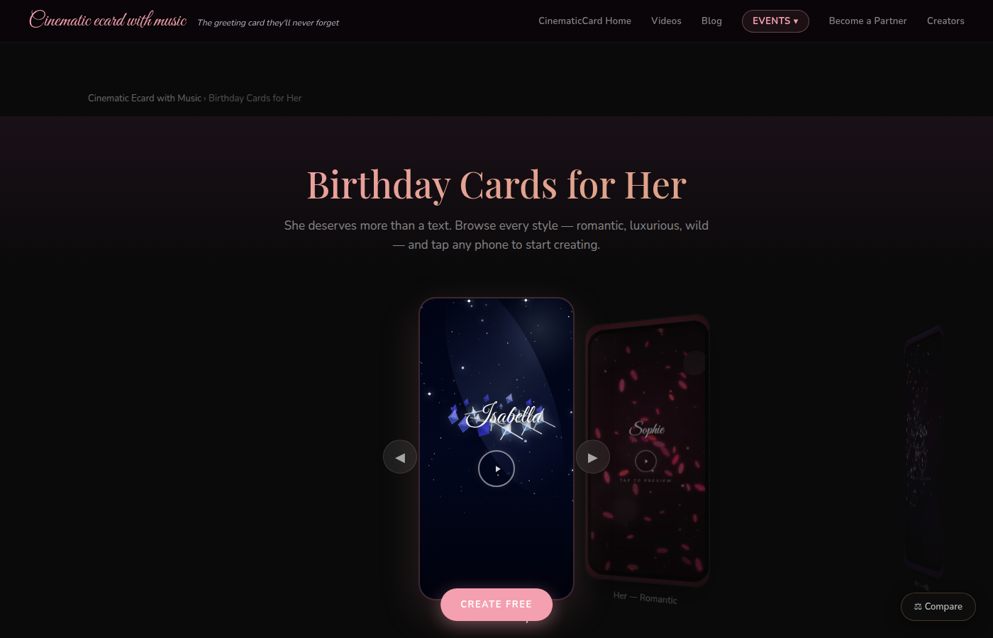 CinematicCard vs Hallmark E-Cards: Why Pay Monthly for a Static Image?