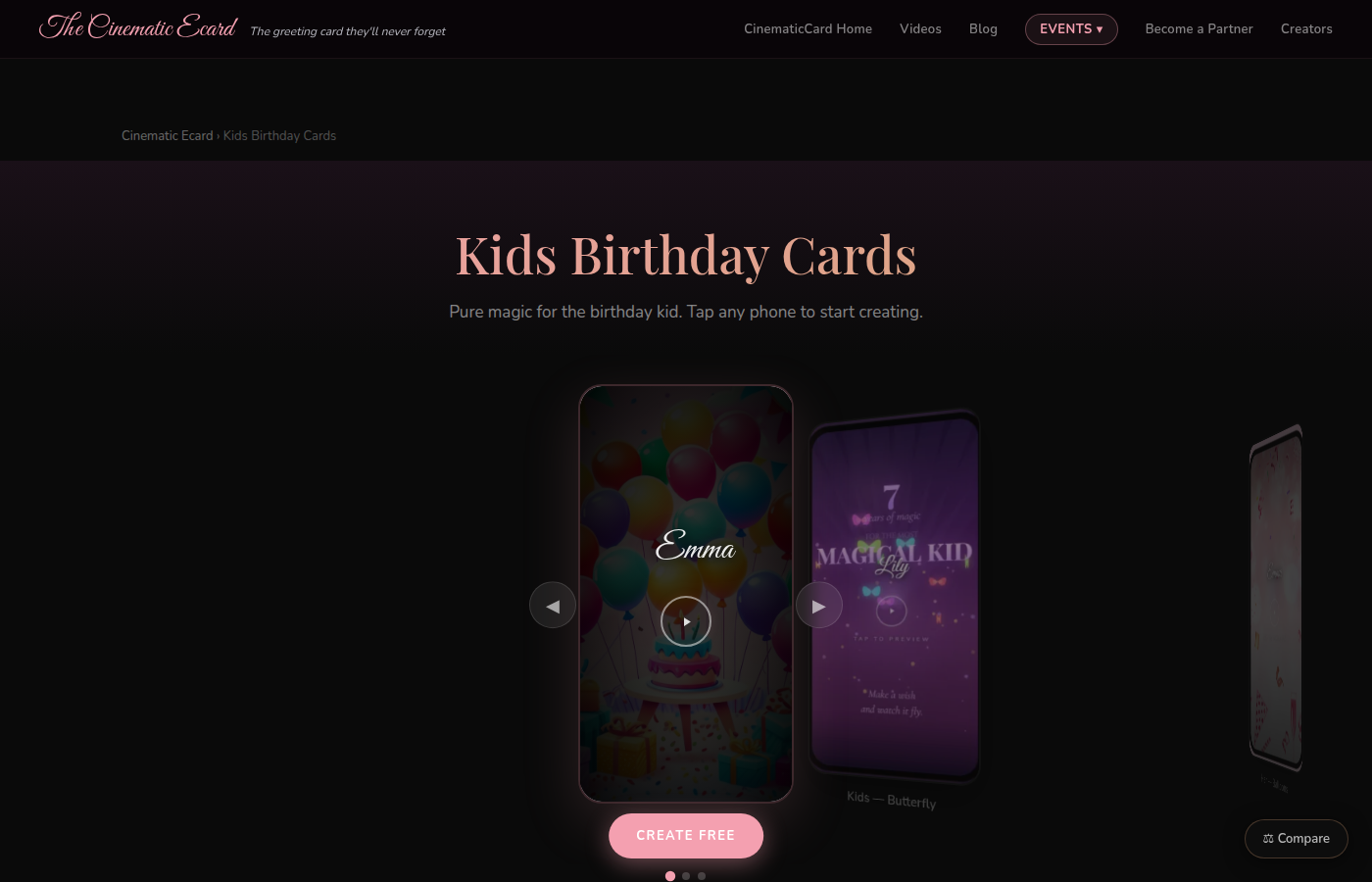 Funny birthday ecards with colorful animations and playful themes