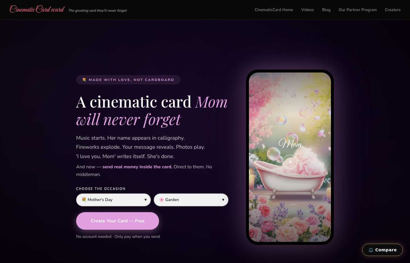 Flower Delivery with a Video Card: Beyond the Tiny Note