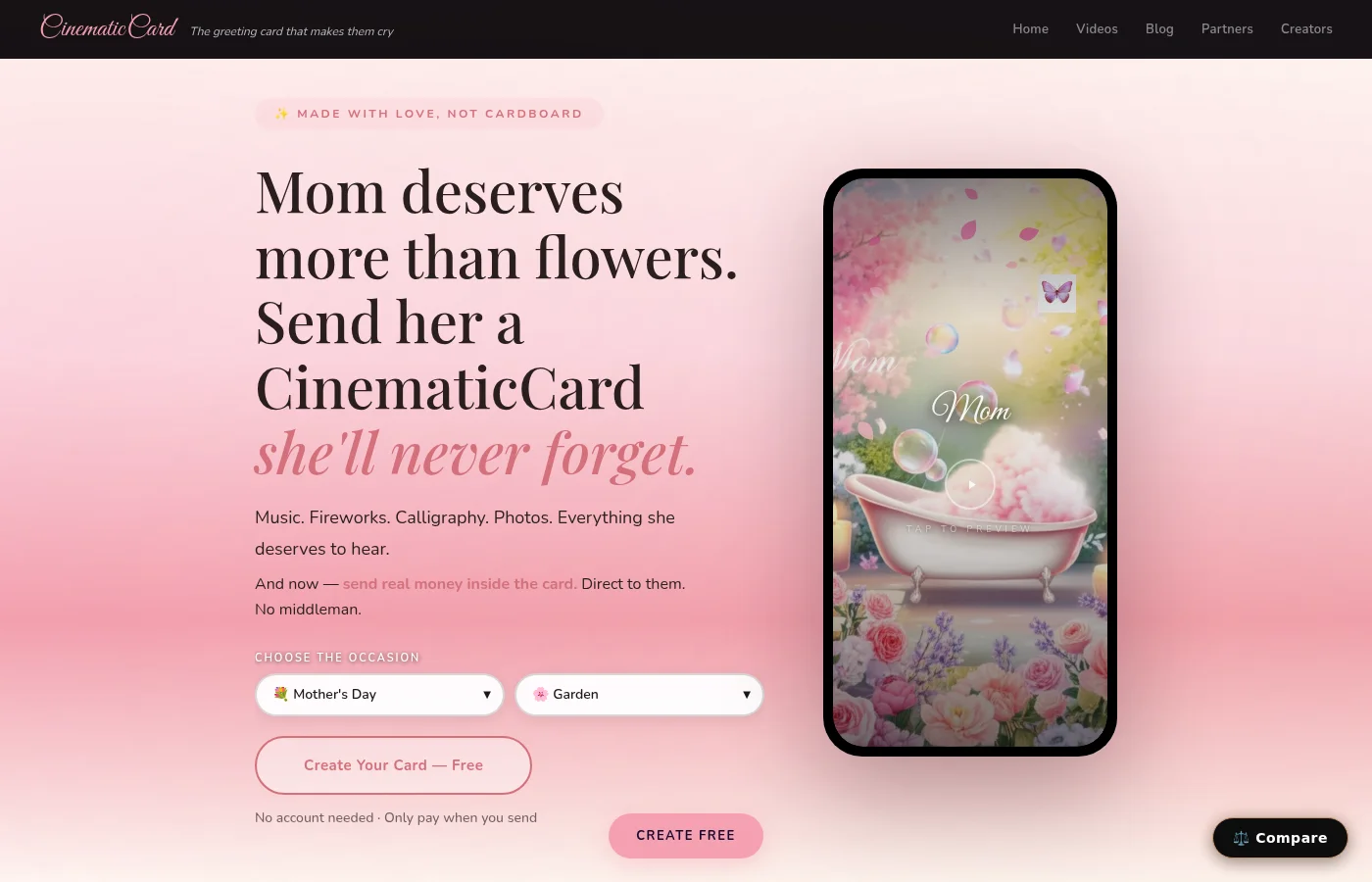 CinematicCard mother preview