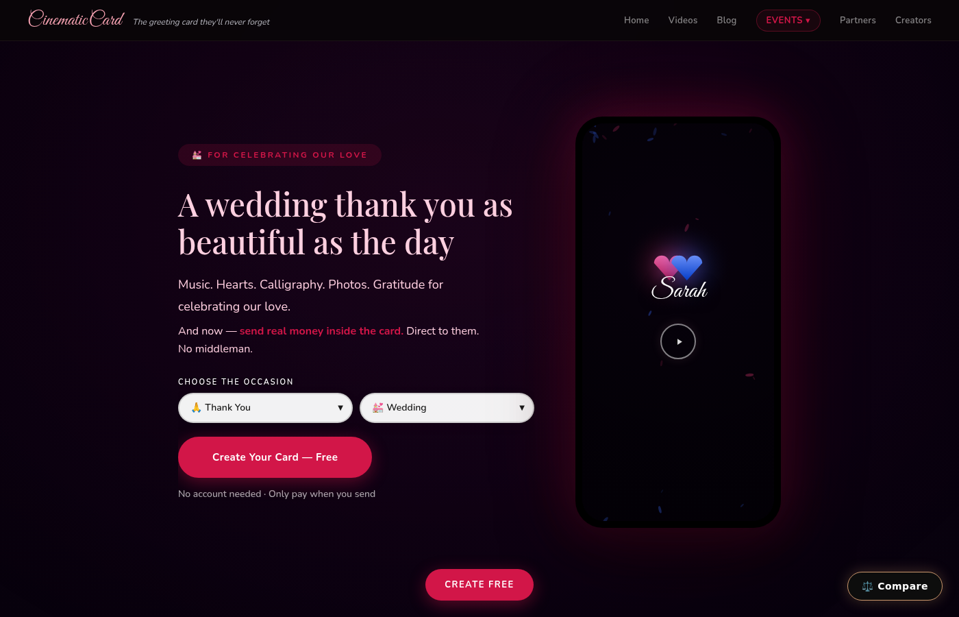 Real estate agent presenting unique closing gift to new homeowners