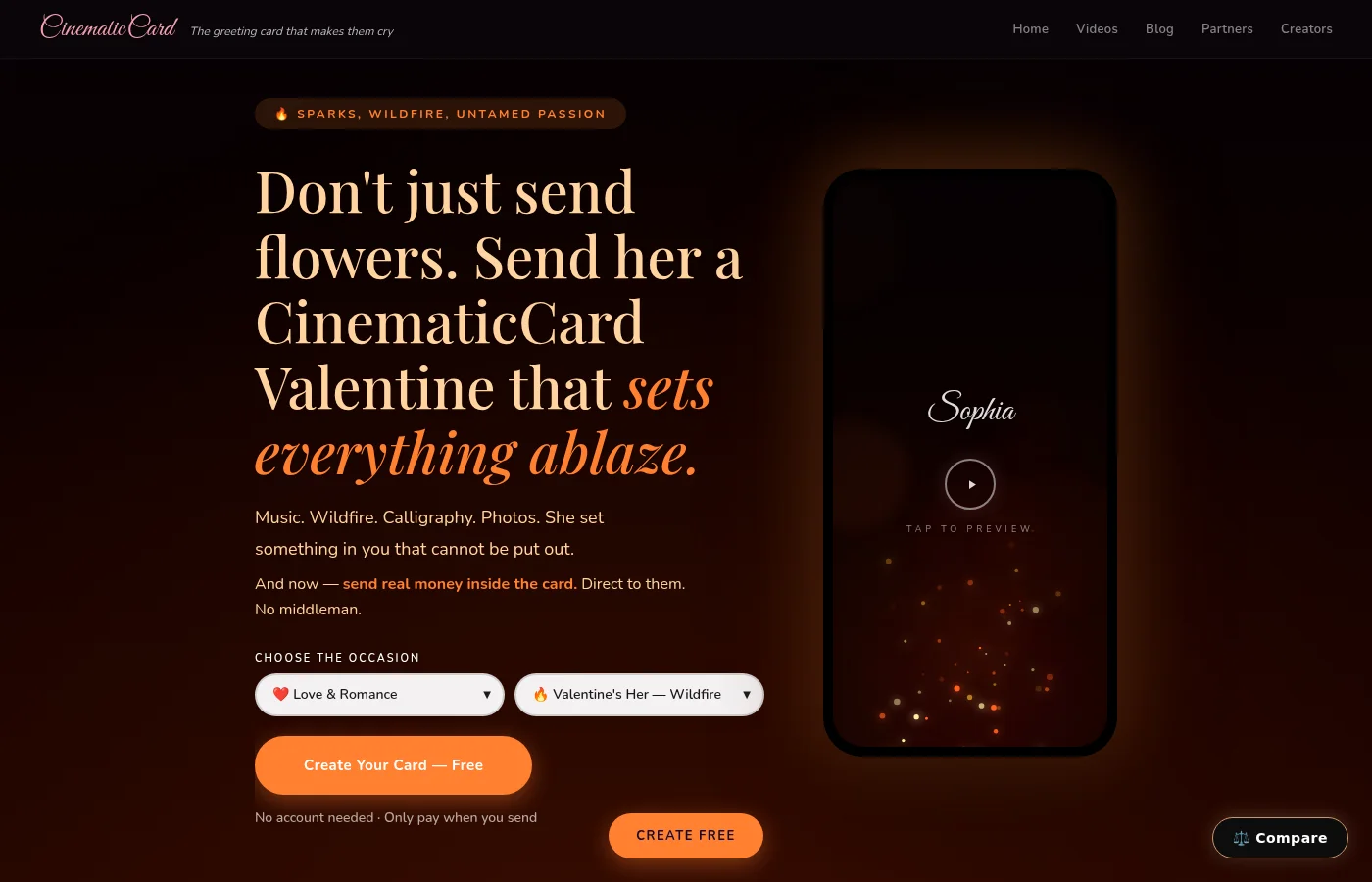 CinematicCard valentine her wildfire preview